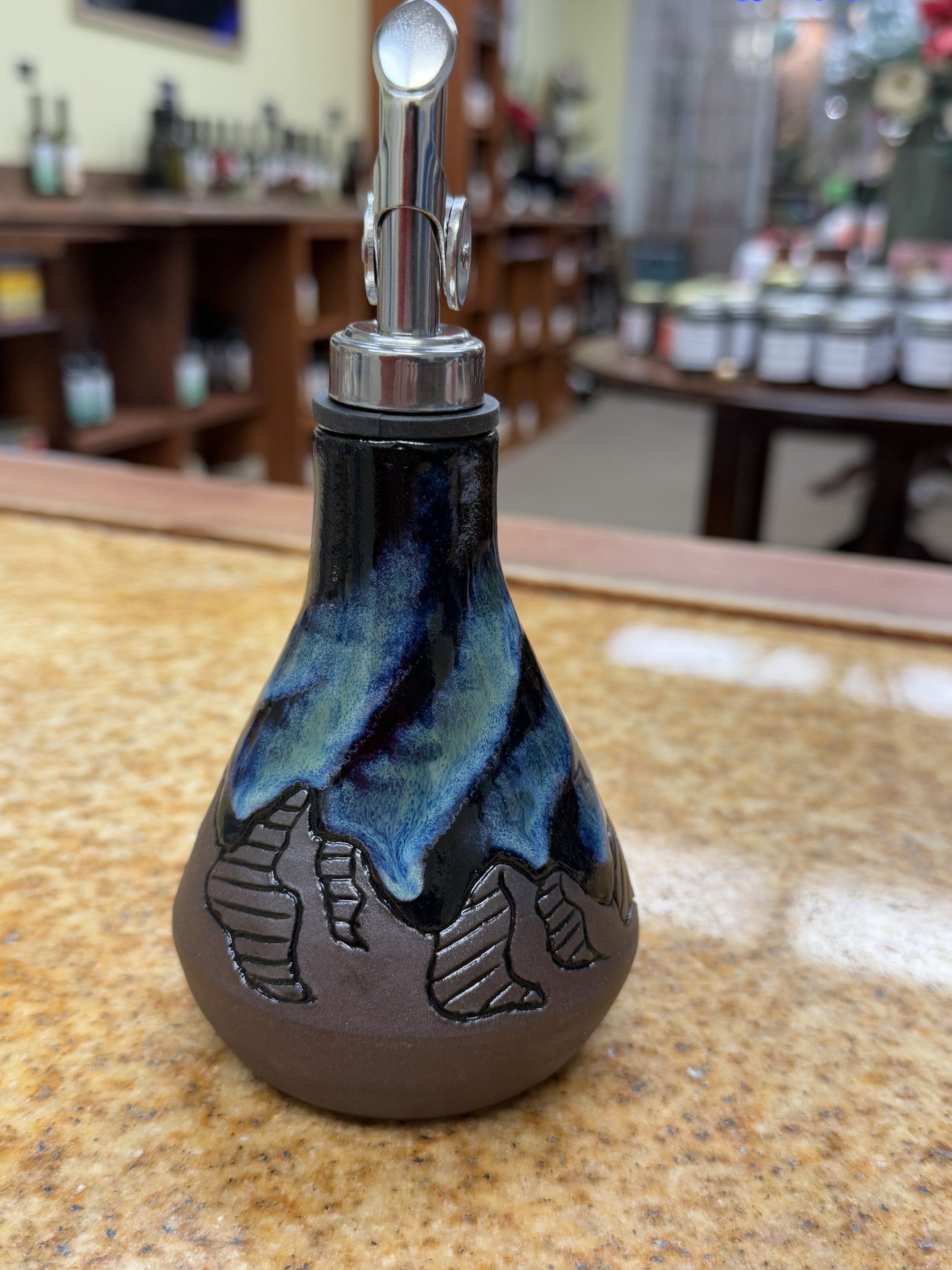 Small Stoneware Cruet