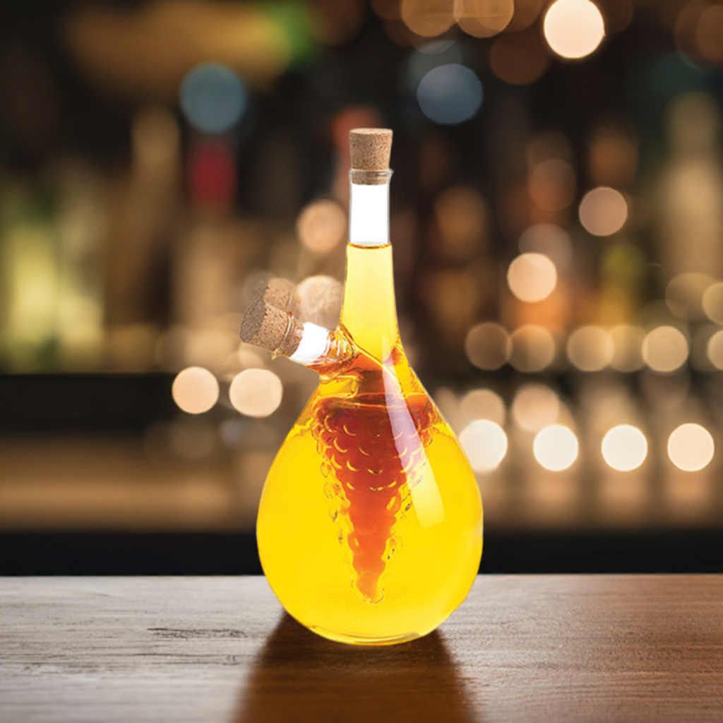Glass Oil & Balsamic Grape Cruet