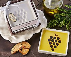 Grape Design Oil and Balsamic Dipping Plate/Bowl