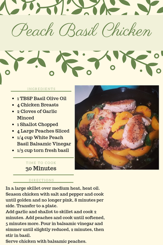 Peach Basil Chicken
