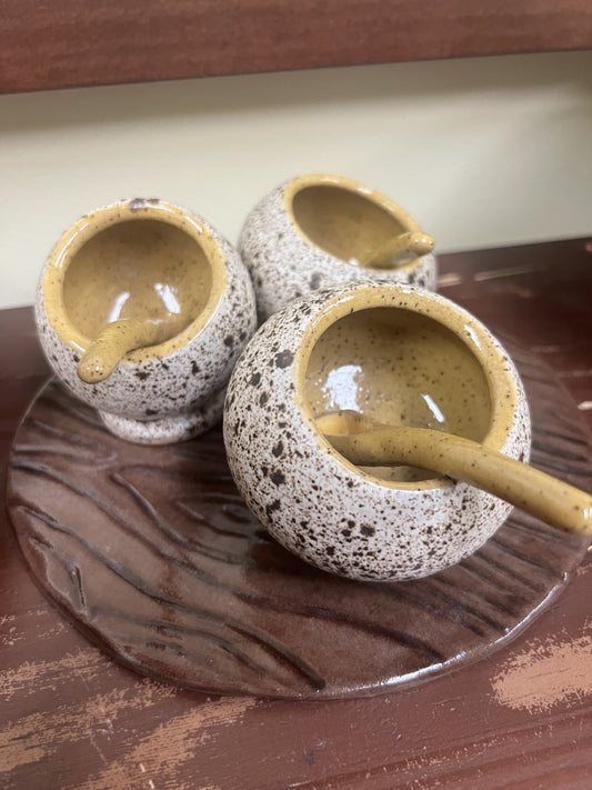 Salt Cellar and spoon
