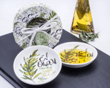 Olive Oil Dipping Dishes Gift (Set of 4)