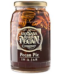 Traditional Southern Pecan Pie in a Jar