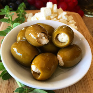 Oregano Feta Stuffed Gourmet Olives